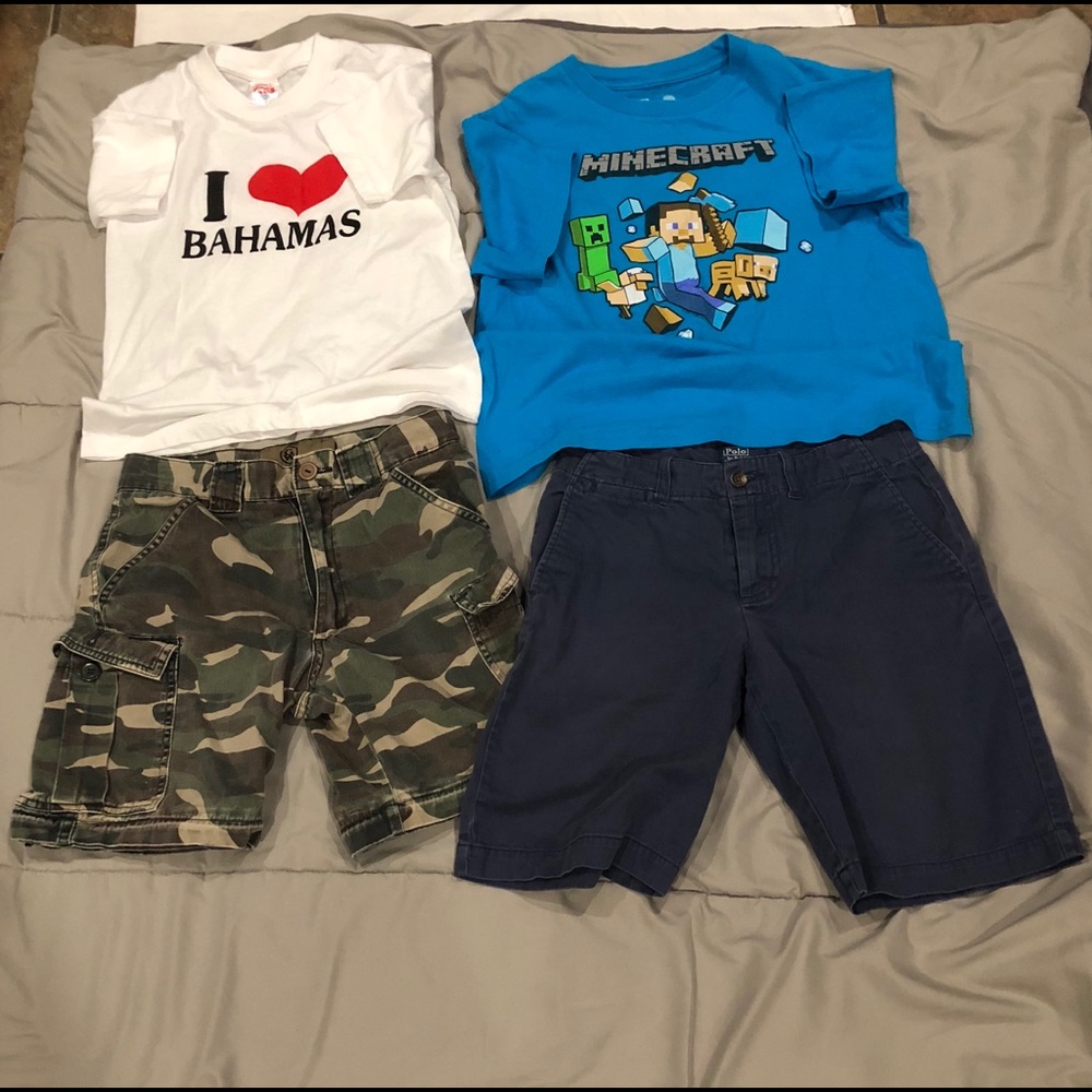 4pc Boy’s Short and Tee Shirt Sz 20